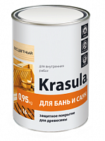 "KRASULA" для бань и саун (0,9 кг) защитный состав