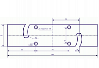 Крепёжная пластина для «Буран-8У»