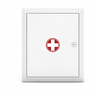 Шкаф навесной металлический с замком (400х360х140)