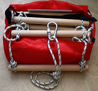 Лестница веревочная спасательная ЛВС-5 (18 ступ)