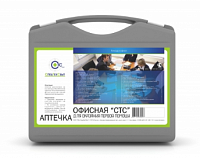 Аптечка "СТС" первой помощи офисная (пластиковый чемодан)